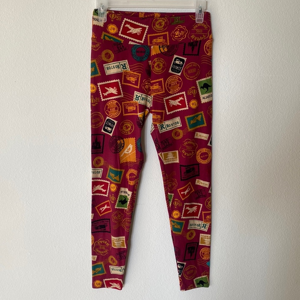 Lularoe travel themes leggings